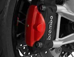 Brake calliper cover (set) front for Just a few years ago, an elegant cover over the callipers was included in the standard fittings on many motorbikes when they left the factory.