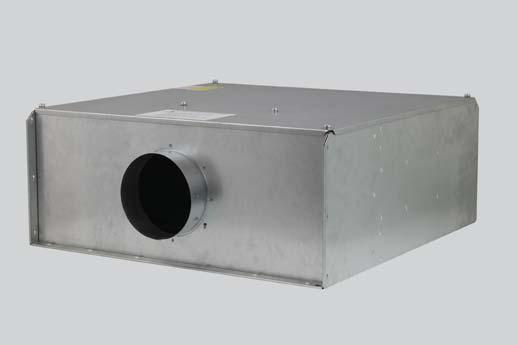 NEW Slimpak EC Box Fan (SLPT EC) Compact low profile design Duct Sizes 100 500mm Performance - Airflow 0.01 to 1.