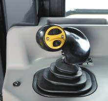 control joystick uses the EPC valve Auto-blade SW and joystick, similar to the travel control joystick.