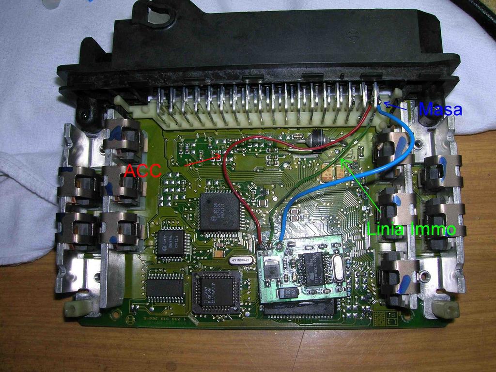 15 Lancia Kappa 2,0 20 V 0 261 203 670 Connecting emulator: GND pin 2, 14, 19, 24 ACC pin 27 or 37 immo line pin