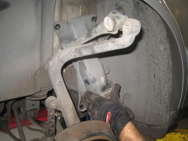 secure the upper strut mount to the