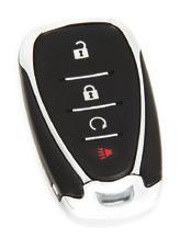 GETTING STARTED REMOTE KEYLESS ENTRY (RKE) The RKE transmitter (key fob) performs several remote functions and must be in the vehicle to start the Bolt EV.