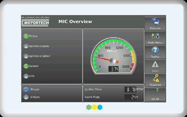 PowerView3 Ignition Control Visualization PowerView3 MOTORTECH ENGINE INFORMATION MONITOR The operating data of MIC3/3+, MIC4 and MIC5 series ignition controllers will be completely visualized via