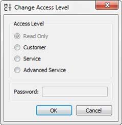 8 SETTINGS VIA THE MICT 8.3 Access Levels in the MICT You can open the MICT via Start -> Programs -> MOTORTECH -> MICT -> MICT on your PC.