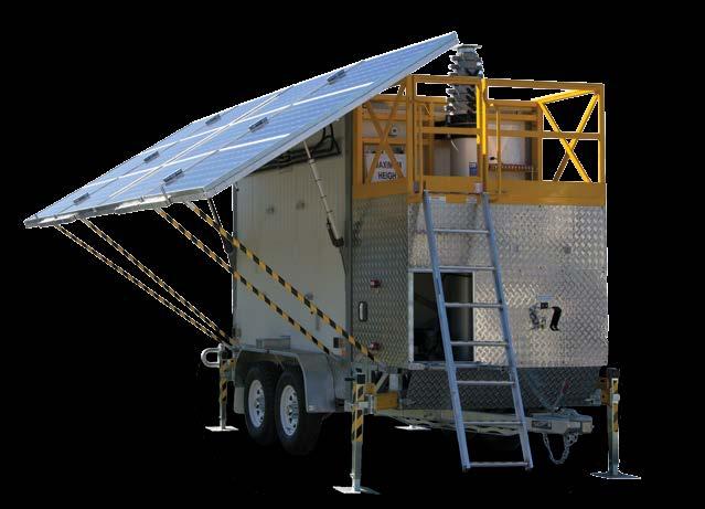 Solar Cell on Wheels Overview The Solar Cell on Wheels (SCOW) is purpose built for Off-Grid remote communications.