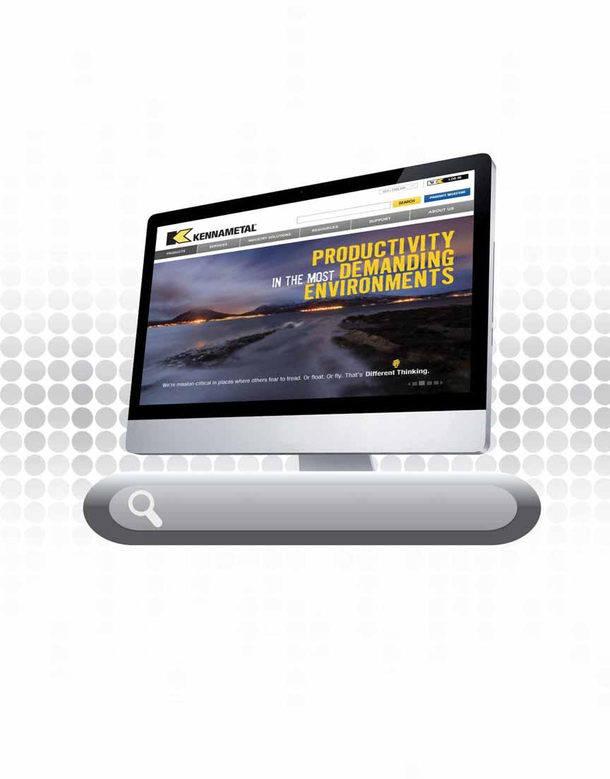 Check the Kennametal website! Tooling Systems Visit http:///toolingsystems/ to browse our electronic catalog any time you re looking for Kennametal s best tooling solutions.