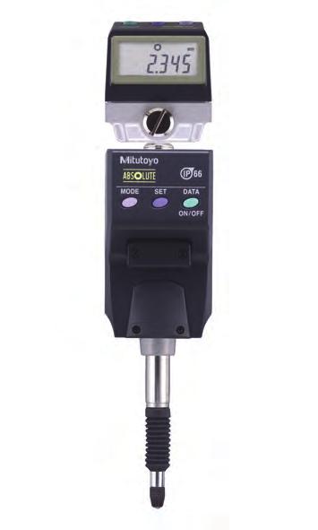 BSOLUTE Digimatic Indicator ID-B Series 543 Slim body design is advantageous for multi-point measurements. Switchable display orientation provides more mounting options. Back plunger type.