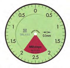 One Revolution Type Dial Indicator - Series 2 Series 2 Series 2 One Revolution type for error-free reading Limiting pointer to one revolution eliminates the reading errors that can occur with Dial