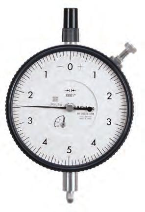 Imperial Dial Indicator with large diameter scale - Series 3 Series 3 Series 3 Functions Balanced dial Continuous dial Shockproof Jewelled bearings 3414S 3802S-10 3415S 3803S-10 With large diameter