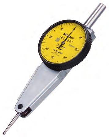 Lever Indicator - Parallel type Series 513 Centered, bi-directional action for automatic reversal of measuring direction. Rotatable scale for easy zero setting.