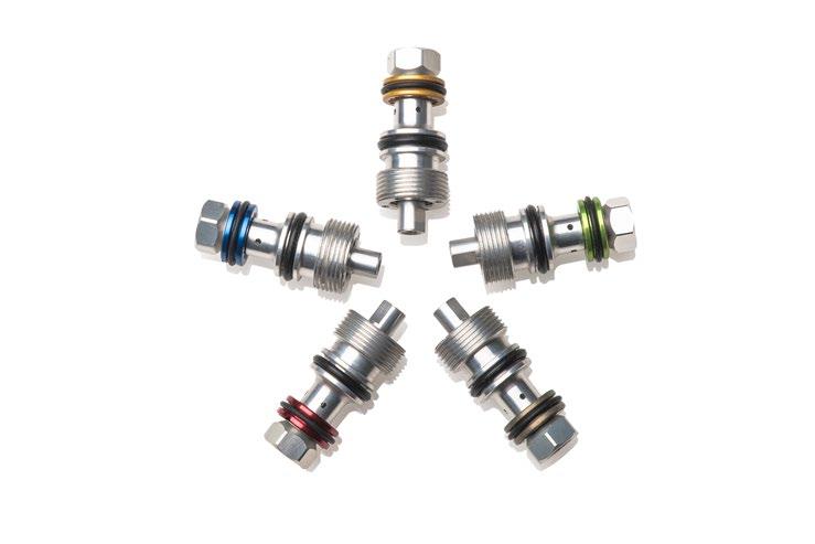 TUNING SYSTEM The five CTS valves in our range cover all areas of mountain bike use.