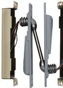 request to exit (RX) switch signals access control systems when pushpad is depressed For 22, 33, 35, 98 & 99 devices EPT10 Electric power transfer conducts current from the frame to the edge of a