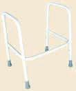 Seat Height (mm) Max. User Weight (kg) 12247SP 450 410 450 580 110 Premium Toilet Support Frame Code: 12345A BE06 Designed to assist a person who has difficulty using a standard toilet.