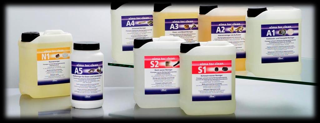Product portfolio Cleaning chemicals