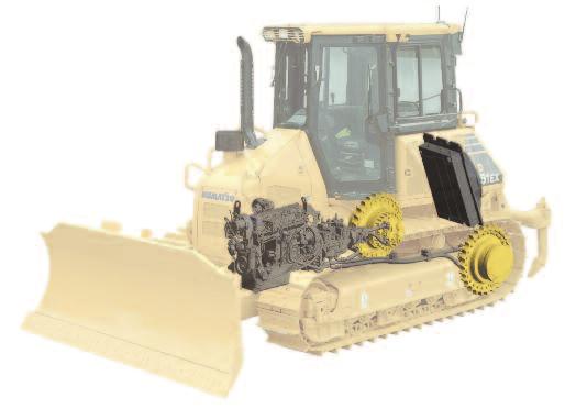 C R A W L E R D O Z E R PRODUCTIVITY FEATURES This engine is EPA Tier 3, EU Stage 3A and Japan emissions certified; "ecot3" - ecology and economy combine with Komatsu technology to create a high