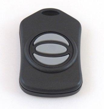 To use the wireless key fob The hole indicates the top of the key fob. Press and hold for longer than a second to raise the frame. Press and hold for longer than a second to lower the frame.