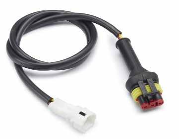 This connector cable can be used to connect your heated grips to your unit by plug and play.