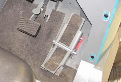 OF CONTROLS DIRECTIONAL PEDAL Press the top of the Directional pedal to move forward and the bottom of the pedal to move backward.