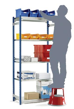 Topstep is the perfect accessory for any storeroom, office or workplace, where safe access is required for items stored at height.