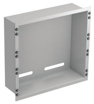 ACCESSORIES FOR MOUNTING ELECTRICAL EQUIPMENT Electric meter box It is used for installation of electricity meters in the SZE2 cabinet with 19" swing frame, 19" mounting profiles or mounting profiles