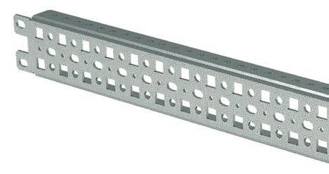 19" MOUNTING PROFILES SYSTEM 19" mounting profile Used for installing 19" equipment in cabinets 600 or 800 mm wide.