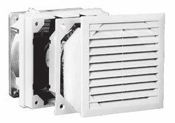 FILTER FANS Example of ventilation of the cabinet with forced air circulation Type Air flow through filter fan [m 3 /h] without filter with filter montage opening Dimensions overall dimensions LV100