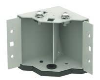 Package 4 pcs WZ-M1Z-00-0048-000-4 Welded plinth Indicated for heavy duty cabinets.