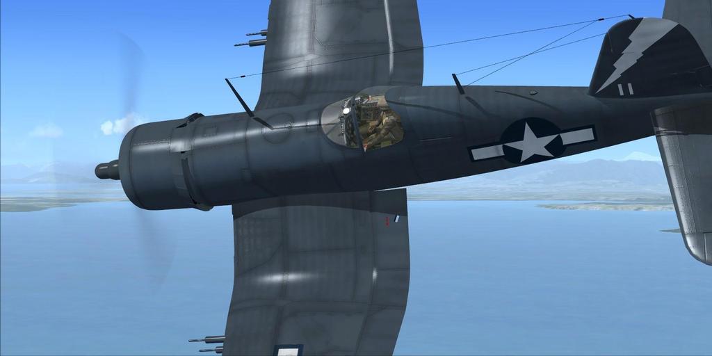 F4U-1C Four 20mm cannons replace six