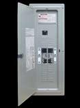 The GenReady Load Center replaces the main circuit panel and incorporates an automatic transfer switch so all power switching is handled within one unit.