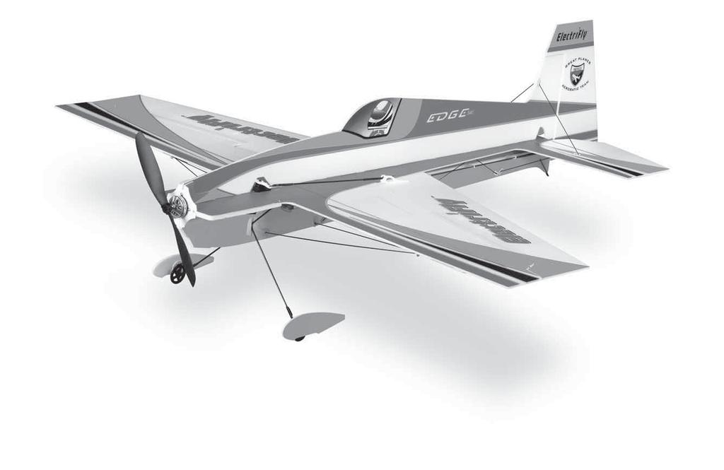 SPECIFICATIONS Wingspan: 32 in [815mm] Weight: INSTRUCTION MANUAL 6.0 6.3 oz [170 180 g] Length: Radio: 35 in [890mm] 4-channel Wing Area: 274 in 2 [17.5 dm 2 ] Wing Loading: 3.2 3.