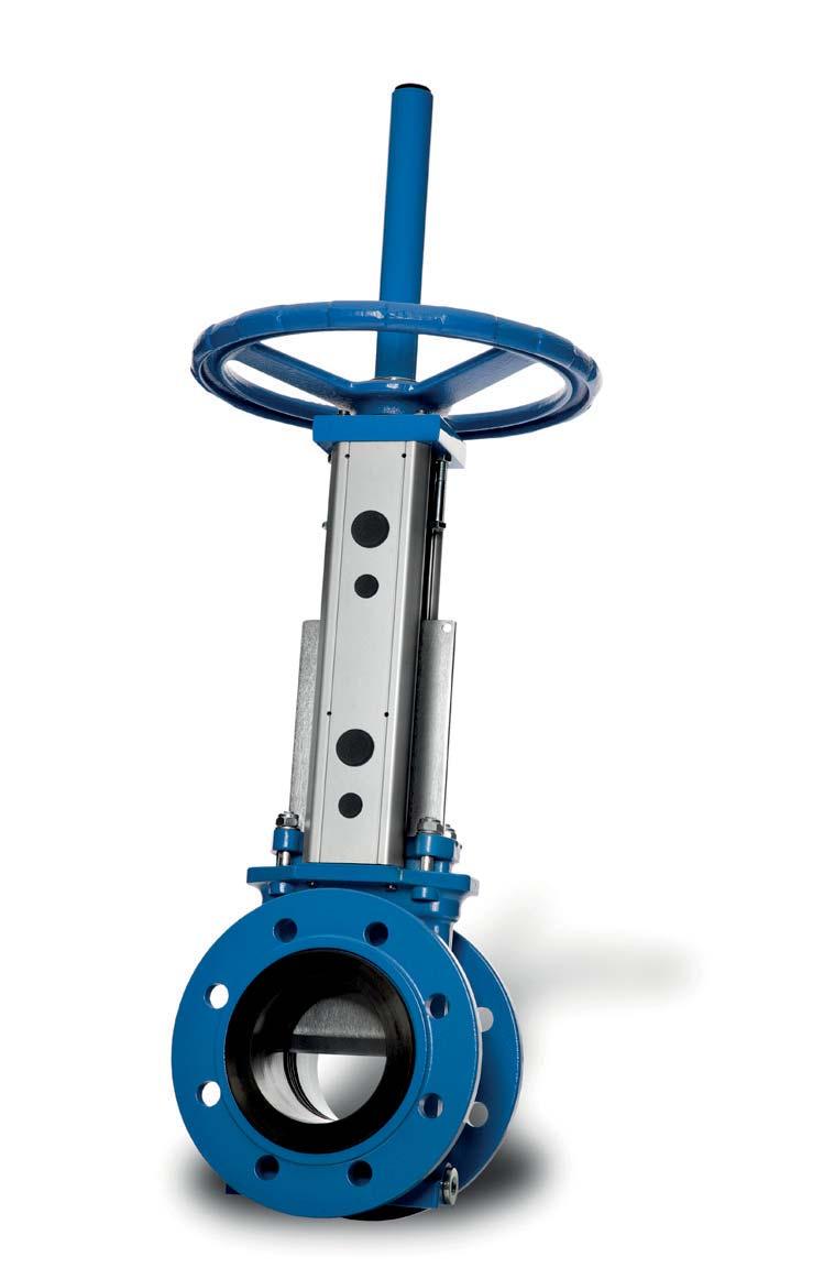 Knife gate valve SLF Stafsjö s knife gate valve SLF is a flanged full bore valve with a unique seat design that makes it particularly suitable for the most demanding services with slurry and other