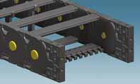 Frames openable from inner radius Nylon separators Inner surface of chain completely smooth