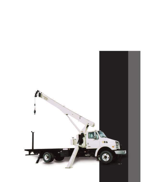 Series product guide features All New Design 71' Three-Section Boom 18 Ton Rating Self-lubricating Easy Glide Wear Pads Internal Anti-two-block Auxiliary