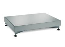 Weighing platforms MW /MAP Example diagrams of available weighing platforms Load range in kg Readability in g Material E: Stainless steel; V: Galvanised; P: Powder-coated non-verifiable verifiable MW.