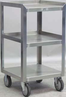Lockable Stainless Drawer (4-1/4 h x 16 w x 16 d) with keys. ( XR & YD only). Top shelf - flush front lip with other 3 sides lips up, bottom shelf flush.
