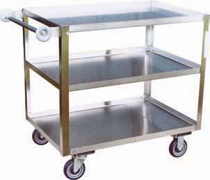 Shelf Lips: 1-1/" shelf lips - All up (XH & XJ) - Right side flush, other 3 sides up (XK & XY) Overall height is 35", (39" with 8" casters).