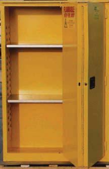 Safety Cabinets For Flammables - 3 Door Types BM, BS, BF - flammable liquid storage, double walled All welded double wall 18 gauge construction with 1-1/" insulating air space.
