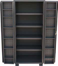 down kit - Code BK Model DU - Deep Pocket Door - Bin & Shelf Cabinet Model DV Shown 1,000 LB CAP. per shelf 4 x DU DU DU No. of Shelves Doors Cabinet 6 6 6 No.