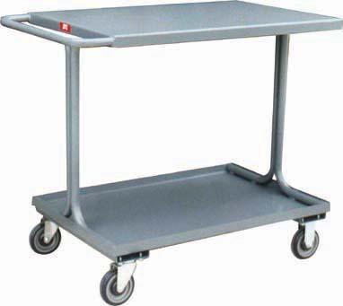 Shelf Specialty Service Carts LK, NY, NV - Specialized Utility Carts 1,00 LB CAP* (*800 lb with casters) All welded construction (except casters), with durable 1 gauge steel shelf, 3/16" thick angle