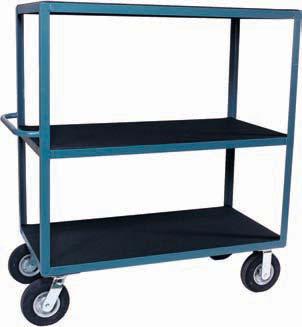& 3 Shelf Angular Frame Instrument Carts AZ, AC, AK Vibration reducer transporters for instruments & audio visual items 1,00 LB CAPACITY All welded construction (except casters).