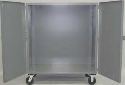 1, & Adjustable Shelf Solid Security Trucks VE, VF, VZ - Heavy duty secured storage of items,000 LB CAPACITY 3,000 LB CAPACITY* Model VE Shown (*,000 lb with rubber casters) All welded construction