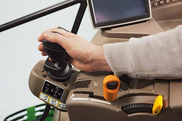 MECHANICAL JOYSTICK The Mechanical Independent Control Valve (M-ICV) provides precise operation via cable-controlled valves: Perfectly integrated in the consoles of 6R, 7R and 8R Series tractors for