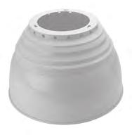 ) SR25D➀ SR40D➀ Standard Dome Reflector Fiberglass Reinforced Polyester for