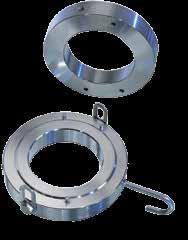 NF-7R TM Rupture Disk XN85, XT, XB, LCN NF-7R Insert type safety head that fits inside the bolt circle of companion flanges Locating pins ensure centering and orientation of disk within the safety