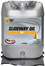 Available in ISO 32, 68, 100, 220 HI6 2562 (32) HI6 2607 (68) HI6 2605 (220) Highest quality paraffinic base oils Non-corrosive EP additives Optimum level of tackiness for precision and smooth