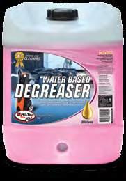 water 5L, 20L, 200L and 1000L WATER BASED DEGREASER Hi-Tec Water Based (WB) Degreaser is a non hazardous, biodegradable, alkaline cleaner that can be used in a wide variety of industrial and