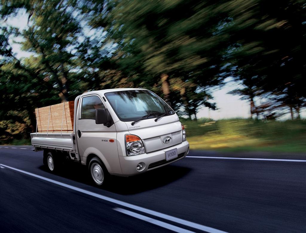 The Hyundai s H100 a quiet revolution in light trucks. Take a long look at the Hyundai H100 and prepare to redefine your complete expectations from a light truck.