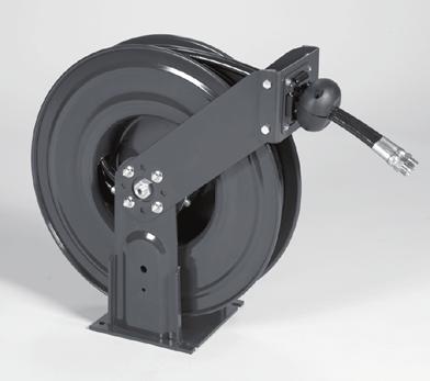 Narrow Double Post Reel Alemite's dual arm hose reels are engineered for optimal durability and reliability, ensuring they will withstand the toughest outdoor applications.
