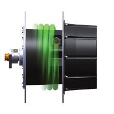 Dimensional details Spring cable reel w/ mounting flange Winding direction (on request) 1 (standard) Winding direction 1 (on request) (standard) ØA ØB ØA