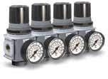 valves Electronic Proportional Regulator Parker Global System P32 Compact Series 60mm body width 1/4", 3/8", & 1/2" Ported Flows up to: dm 3 /s (SCFM) Filter 38 (80) Coalescer 11 (23) Regulator 67